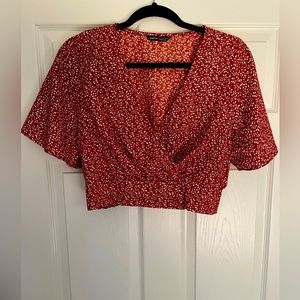 Shein cute flowy crop top. Size large, never worn